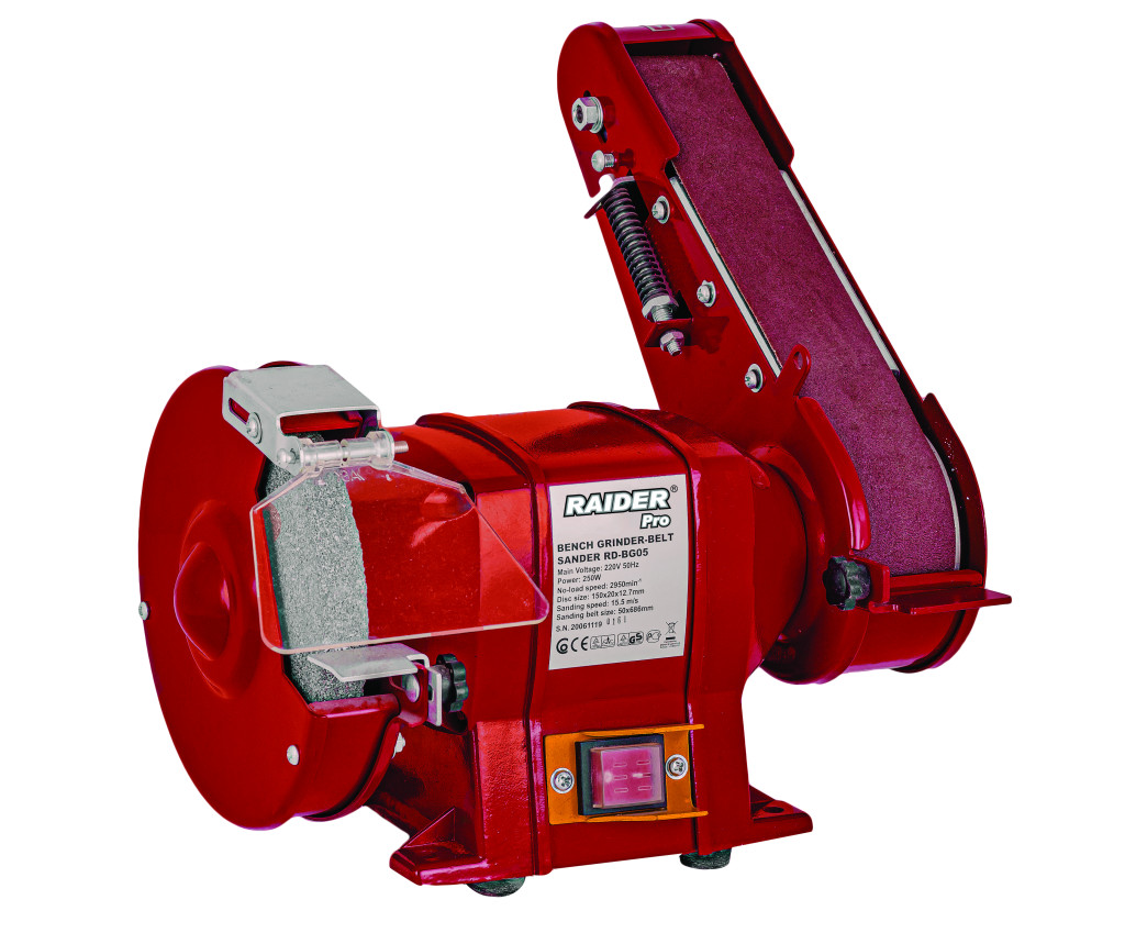 Polizor de banc-slefuitor cu banda 250W RDP-BG05 - Raider Pro