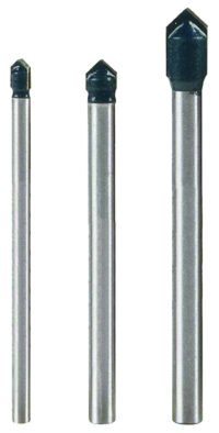 Burghie pentru sticla si ceramica 5-8 mm set 3 buc Raider - Raider Pro