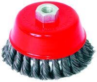 Perie sarma rotativa cu toroane, clopot 75mm - Raider Power Tools