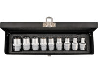 Trusă tubulare cr-v, 9 buc, e10-e24 Yato YT-0521