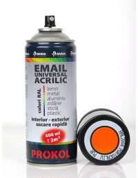 Vopsea spray portocaliu pur ral 2004 lucios - 400ml - PROKOL