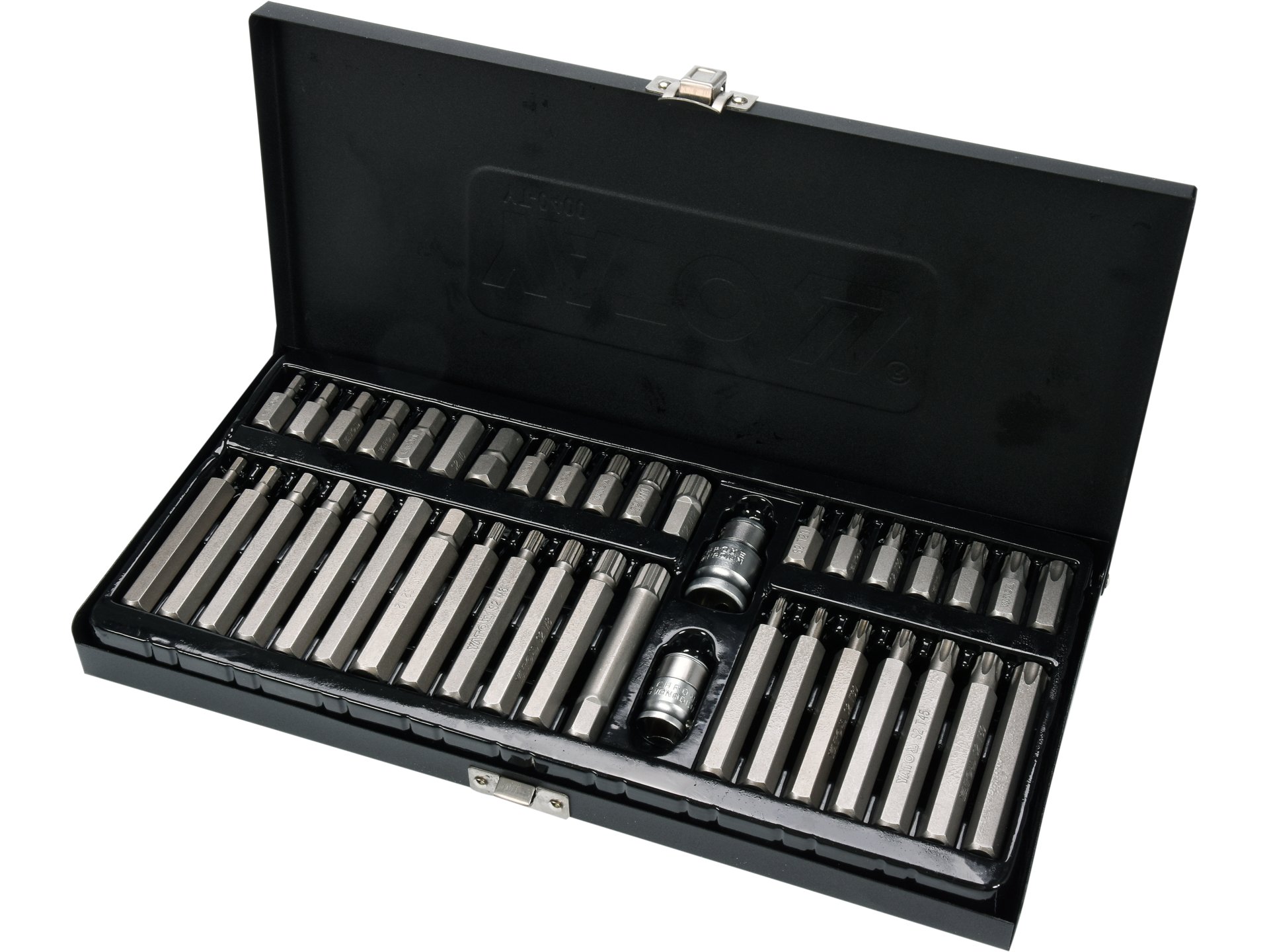 Set biți 40 piese (hex, spline, torx) Yato YT-0400 — Truse cu scule - imagine 2