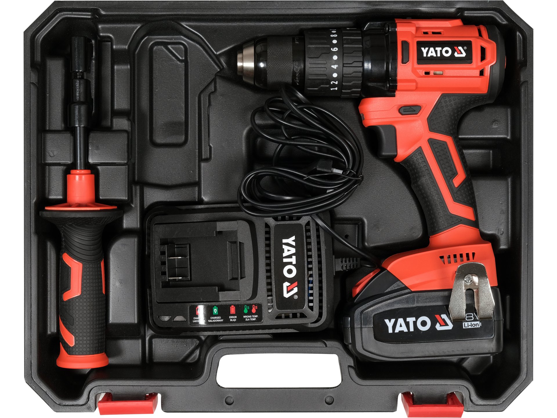 Autofiletantă cu percuție 18v, 75nm, 1x3,0ahx Yato YT-82790 - imagine 6