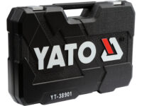 Trusă tubulare, chei combinate, antrenor, 122 piese Yato YT-38901 — Truse cu scule - imagine 3