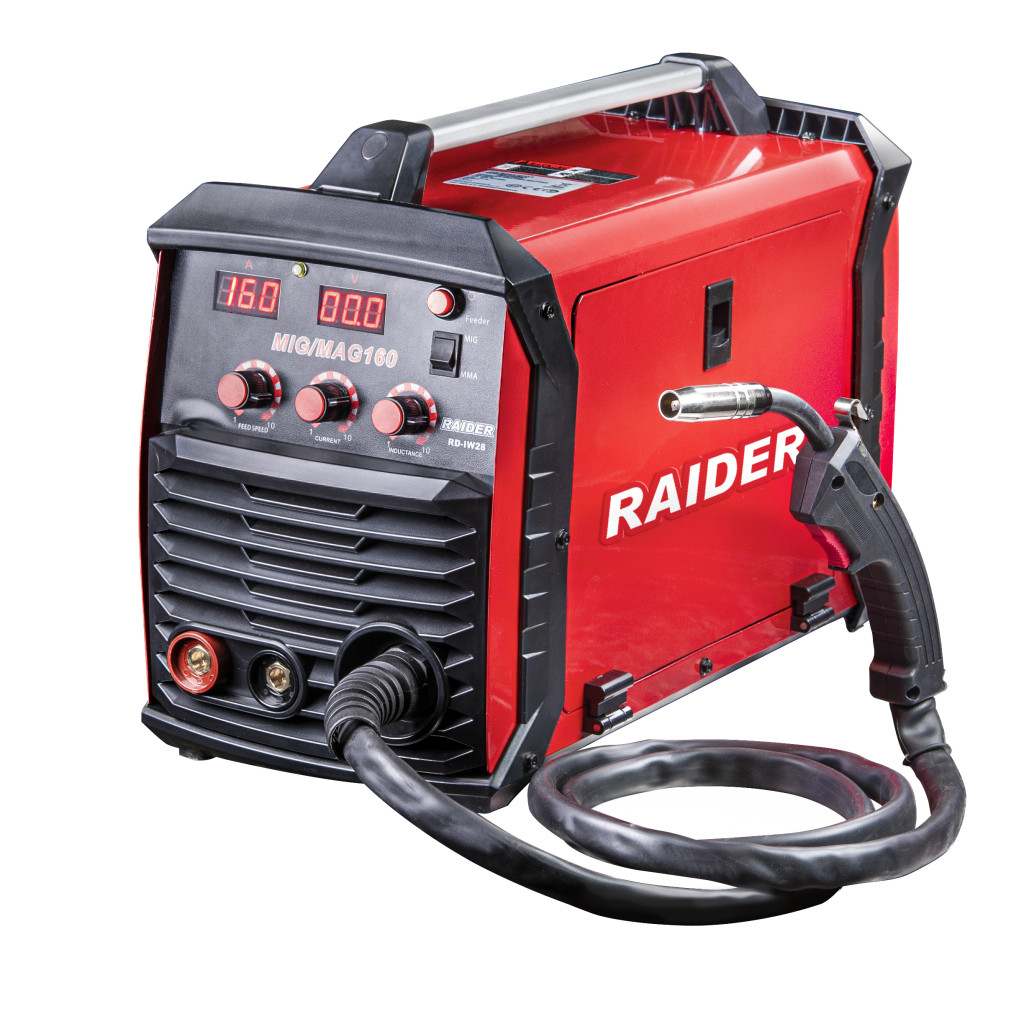Aparat de sudura tip Inverter 2in1 MIG/MAG&MMA 160A RD-IW28 - Raider Power Tools
