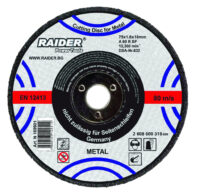 Disc pentru taiat metal 115х1.0х22.2mm - Raider Power Tools