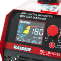 Alternative view of Aparat de sudura inverter 180A LCD RD-LMIW220 - Raider Power Tools