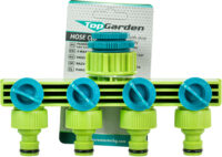 Alternative view of Mufa conector furtun 4 cai cu stop 1/2-3/4 TG - Top Garden
