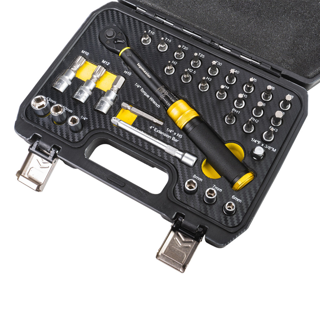 Set cheie dinamometrica 1/4“ 5-25Nm TMP - Top Master Pro