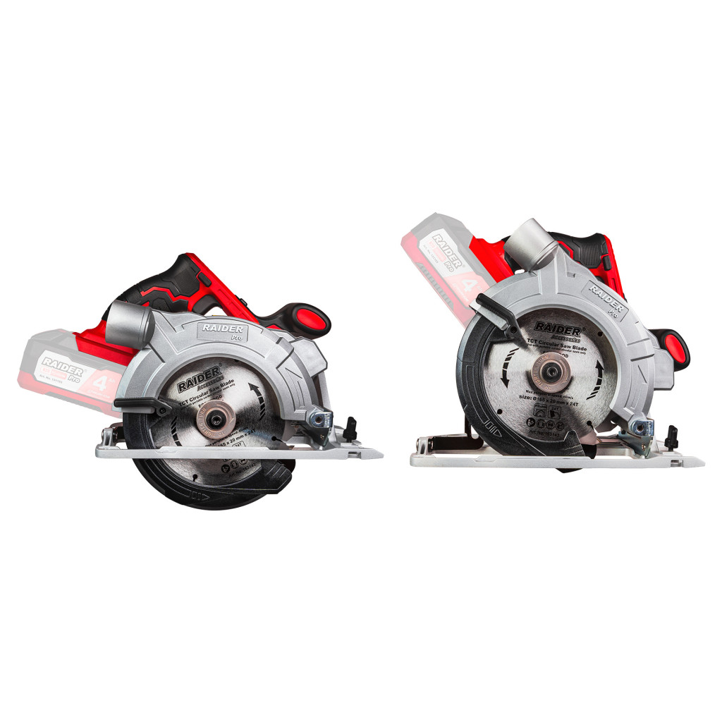 R20 Fierastrau circular manual 20V Ø165 laser RDP-SCS20 Solo - Raider Pro - imagine 4