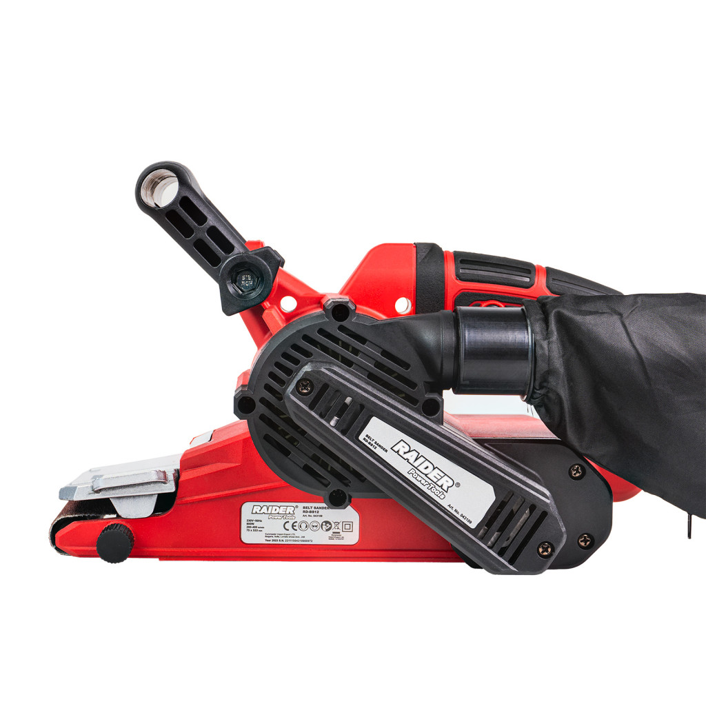 Slefuitor cu banda 900W 75x533mm variator RD-BS12 - Raider Power Tools - imagine 4