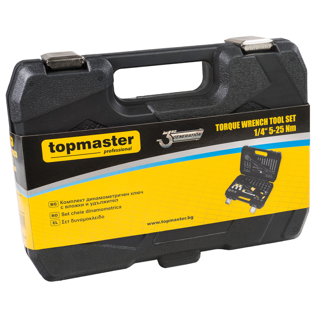 Set cheie dinamometrica 1/4“ 5-25Nm TMP - Top Master Pro - imagine 4