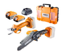 Mini fierastrau 18V si foarfeca gradina 4Ah2Ah BK-GPP25 - Baukraft