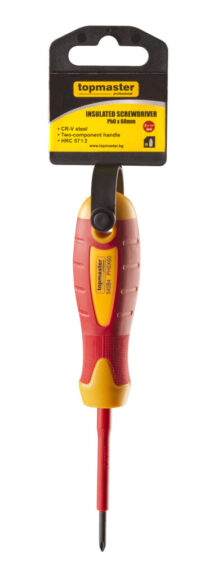 Surubelnita cruce izolata 1000V Ph0x 60mm CR-V TMP - Top Master Pro