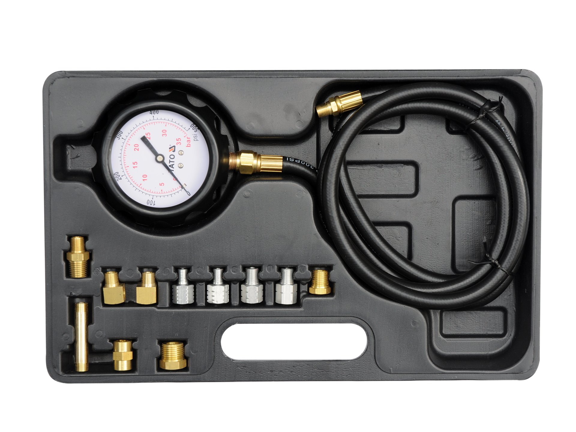 Tester presiune ulei 0-500psi, 0-35bar Yato YT-73030 — ECHIPAMENTE AUTO