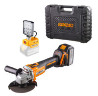 Polizor unghiular fara perii Ø125mm18V 4Ah16LED2USB BK-BAG72 - Baukraft