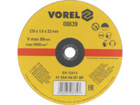 Disc debitat metale 230x1,6x22mm Vorel 08639 — Discuri Taiere Metal