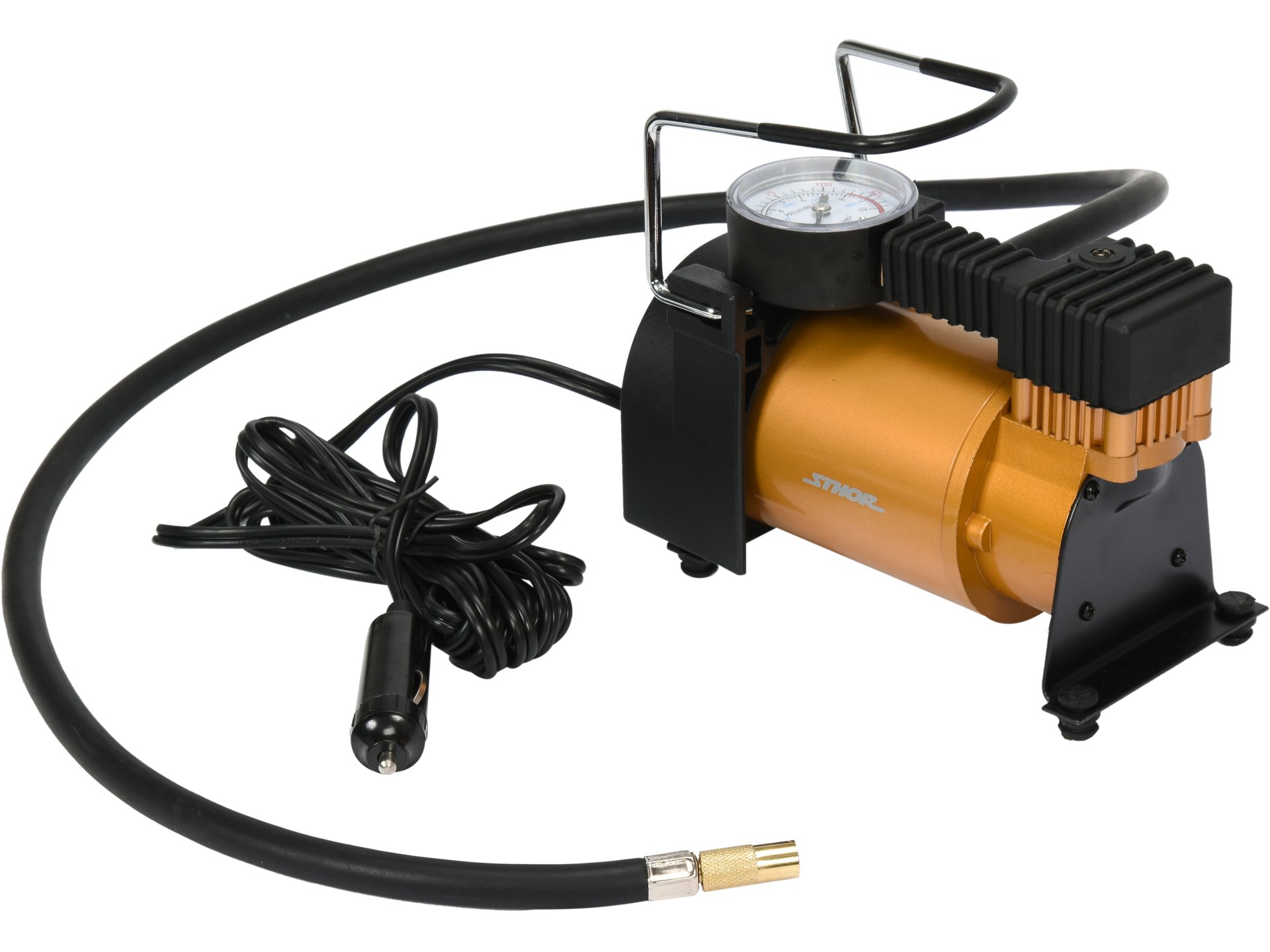 Compresor auto 120w, 35l/min Sthor 82107 — Compresoare si Pistol Umflat Roti Auto - imagine 2