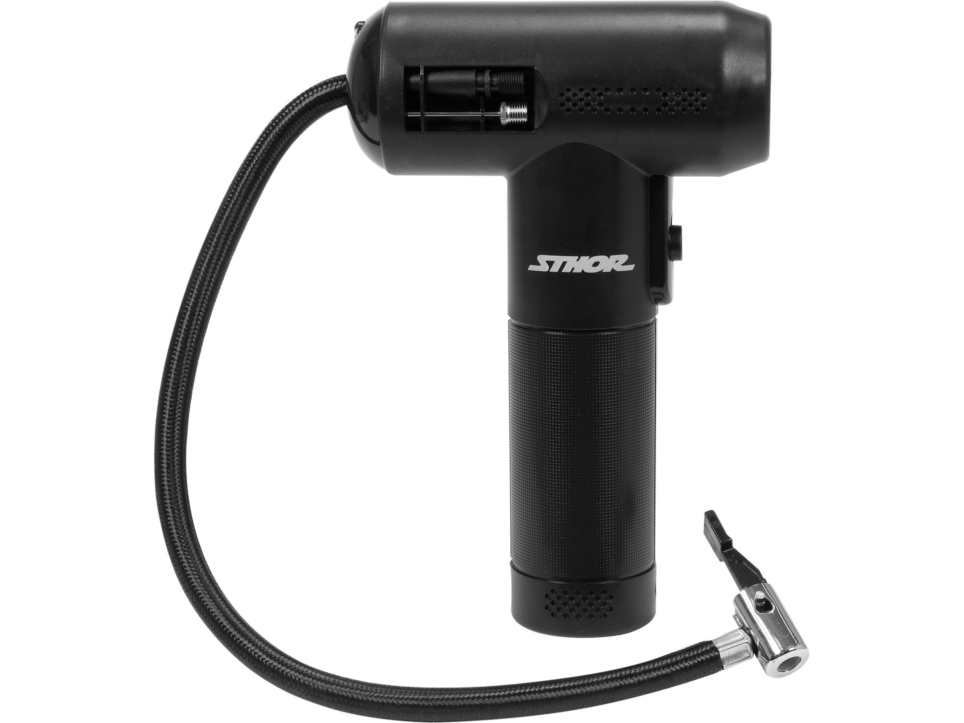 Compresor auto cu acumulator cu display Sthor 82120 — Compresoare si Pistol Umflat Roti Auto - imagine 3