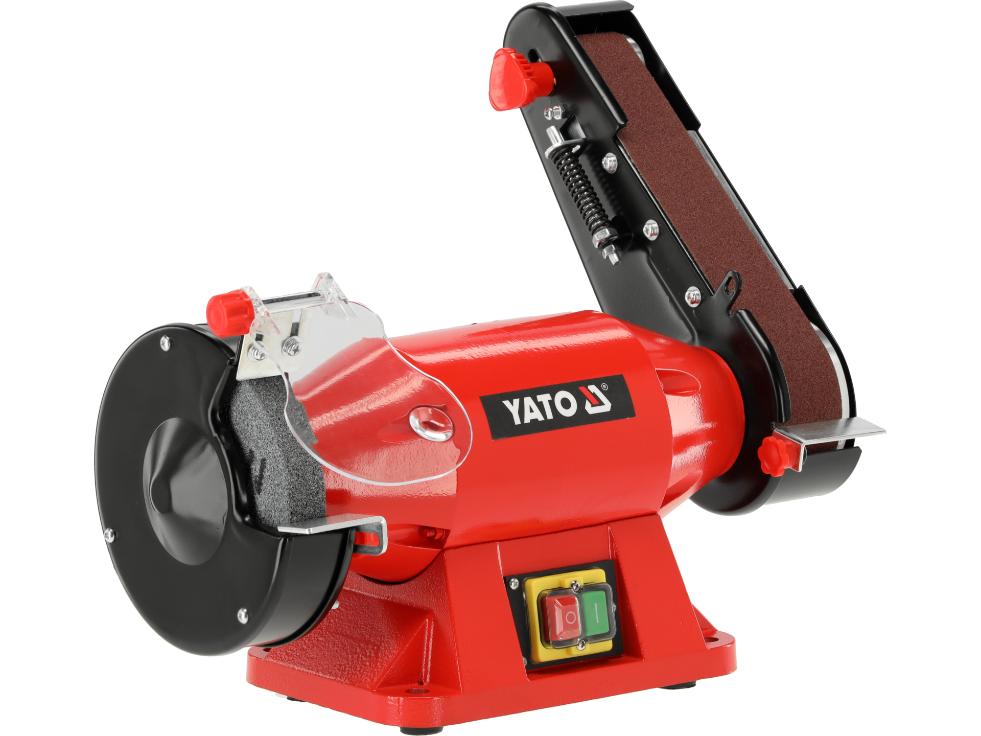 Polizor de banc cu bandă 520w (150x32mm) Yato YT-822110 — Polizoare de banc - imagine 2