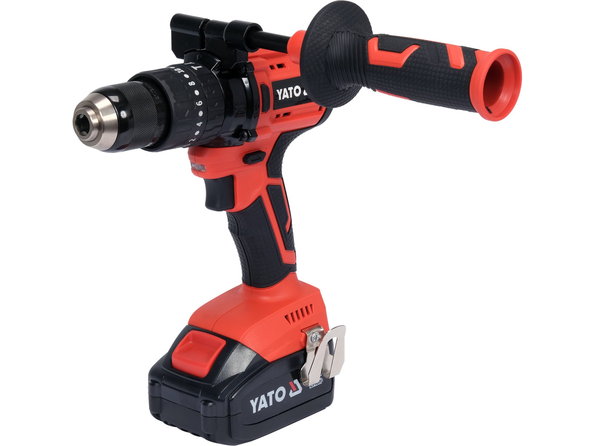 Autofiletantă cu percuție 18v, 75nm, 2x3,0ahx Yato YT-82791 — Autofiletante si bormasini - imagine 2