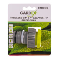 Adaptor 3/4" și 1" Quick Click STRONG GX - Gardex — Stropit - imagine 2