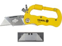 Cutter rabatabil 61x33mm (cu 5 rezerve) Vorel 76526 — Cutere si Seturi Lame