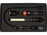 Set lampă de atelier, 3 în 1, 380lm, li-ion 3,7v 2200mah, ip54 Yato YT-08521 — Lanterne - imagine 2