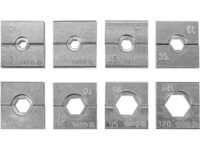 Matrițe intershimbabile pentru presa hidraulică manuală yt-22860 Yato YT-22863 — Prese Hidraulice Banc