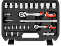 Trusă tubulare 1/4", 1/2" 41 piese Yato YT-38742 — Truse cu scule - imagine 2