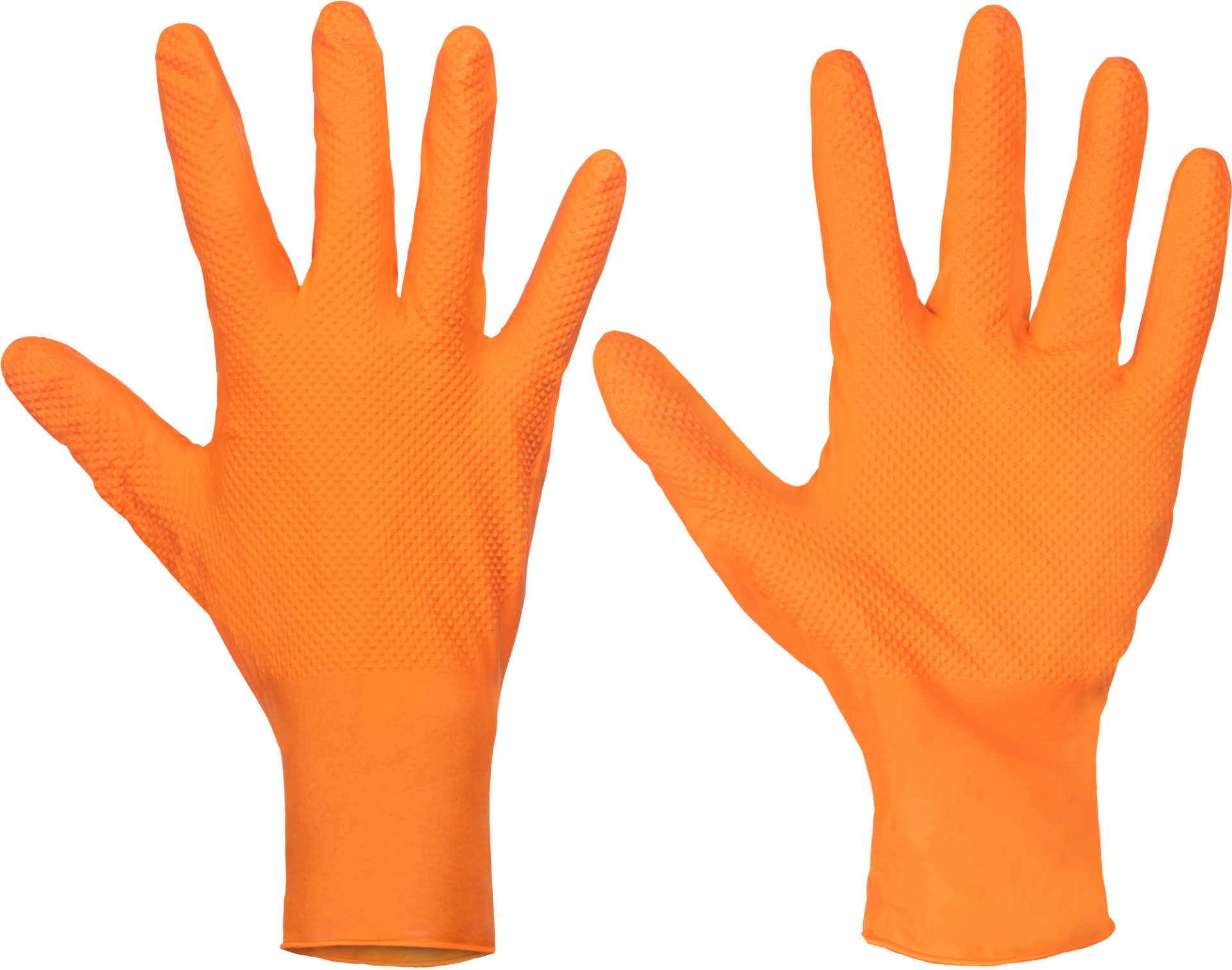 SPOONBILL GRIP manusi nitril Orange - XL — Manusi - imagine 2