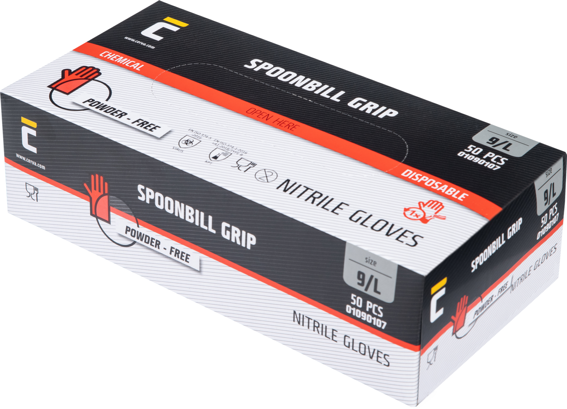 SPOONBILL GRIP manusi nitril Orange - XL — Manusi - imagine 5