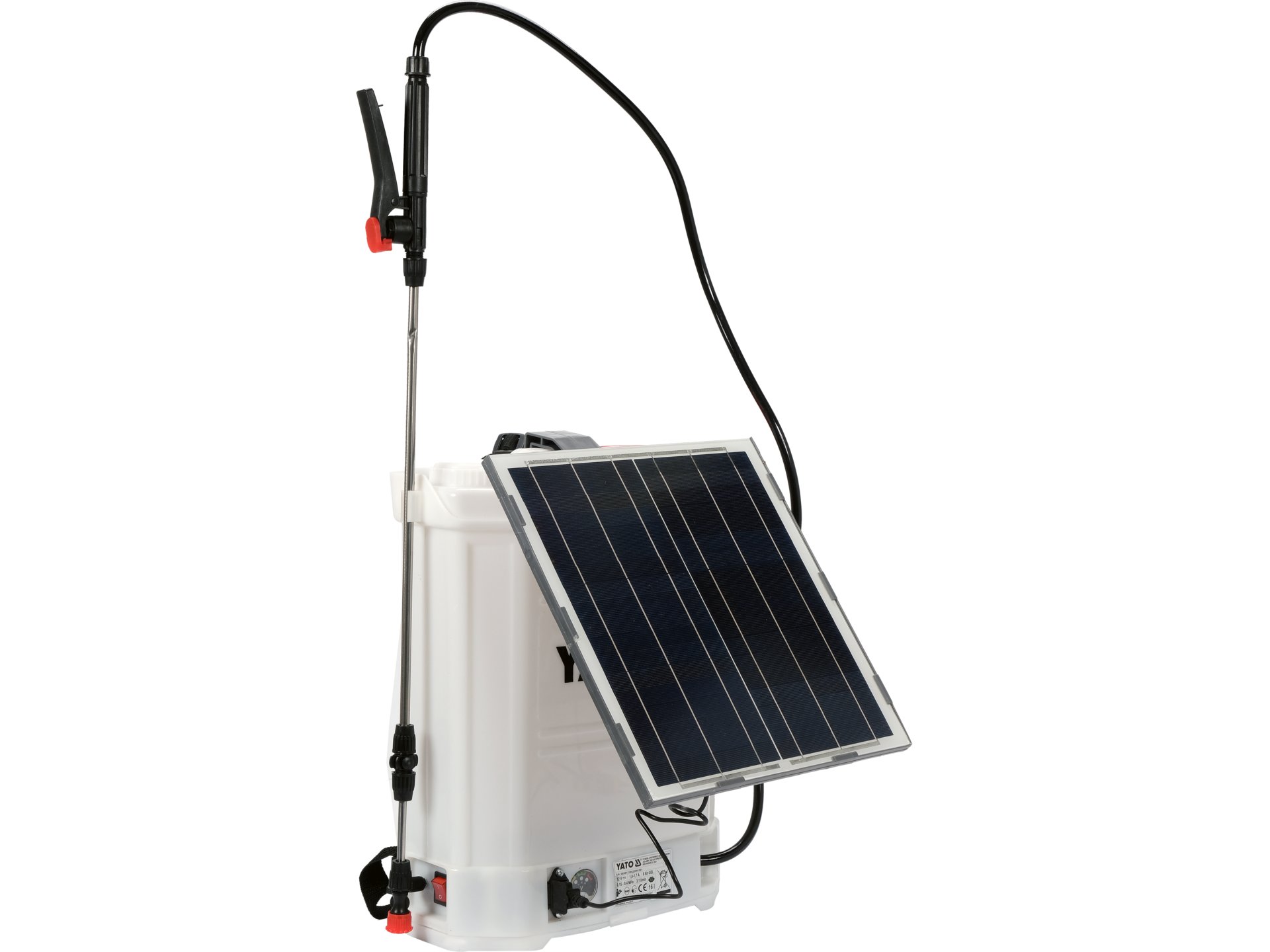 Pulverizator 16l,cu acumulator și panou solar Yato YT-86220 — Stropit