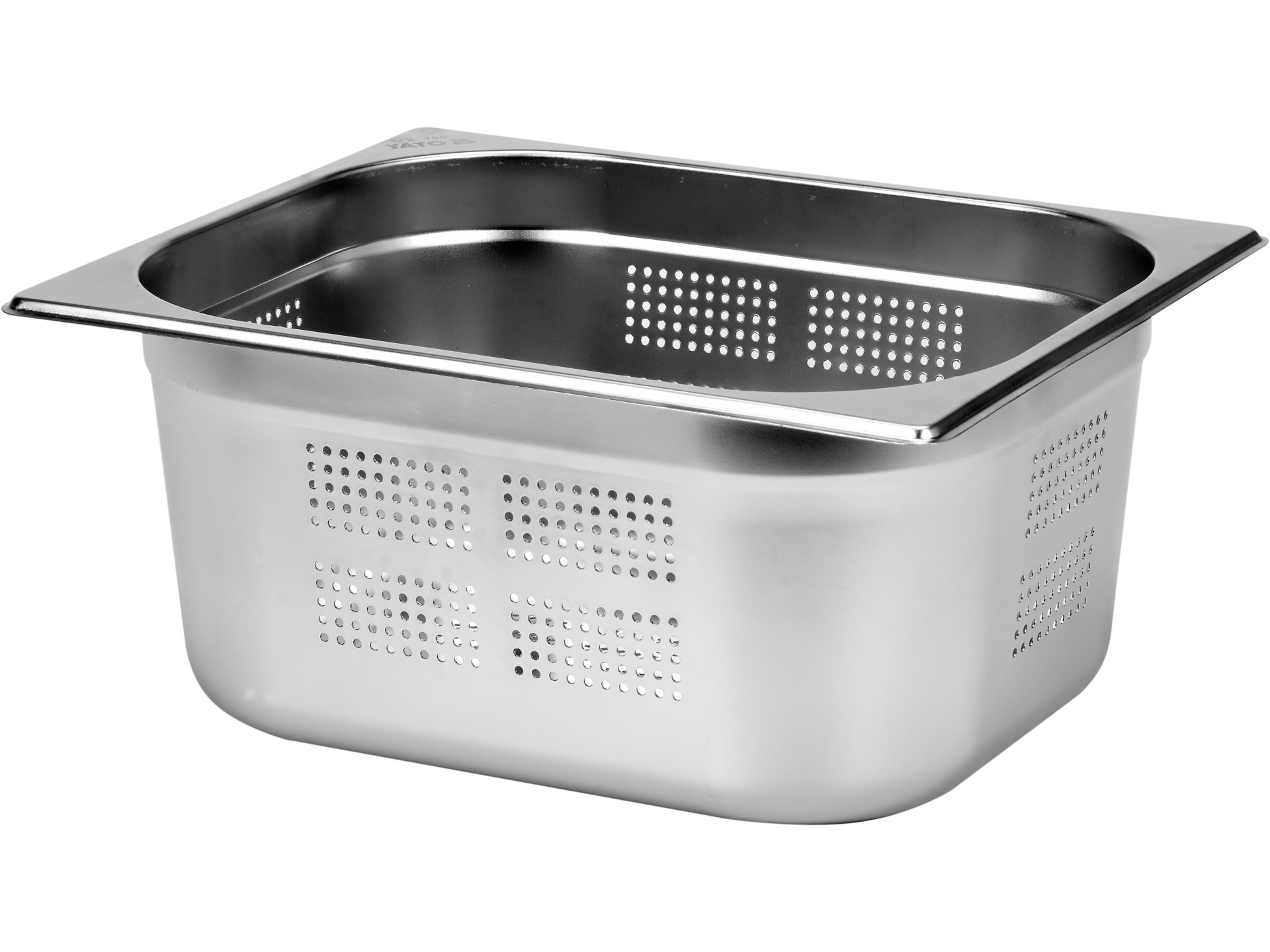 Recipient perforat gn1/2, oțel inoxidabil, 150mm, 8.5l Yato YG-00357 — Ustensile Bucătărie Profesională