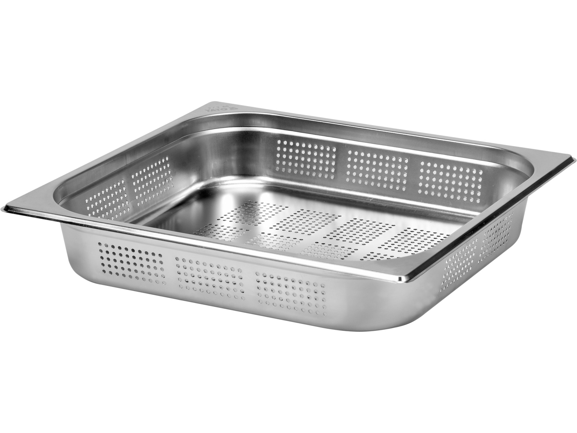 Recipient perforat gn2/3, oțel inoxidabil, 65mm, 5.3l Yato YG-00360 — Ustensile Bucătărie Profesională